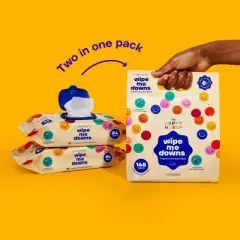 Happy Hues Wipe Me Downs Baby Wipes - 168ct
