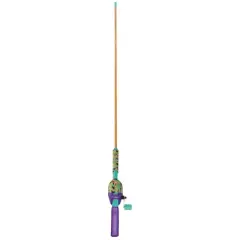 Kid Casters Fish Camo Tangle-Free Combo - Neon