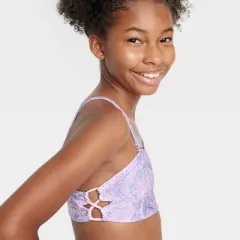 Girls' Snake Bite Animal Bikini Set - art class&trade; Purple 