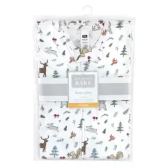 Hudson Baby Unisex Baby Cotton Sleeveless Wearable Sleeping Bag, Sack, Blanket, Woodland Friends