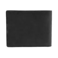 American Bison Men's Leather Eagle Embossed Bifold Wallet