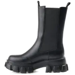 Journee Collection Womens Vista Tru Comfort Foam Pull On Block Heel Booties