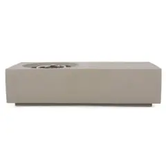 Evatt Outdoor Fire Pit: Propane Tank Holder, No Assembly, Heat & Rust-Resistant - Christopher Knight Home