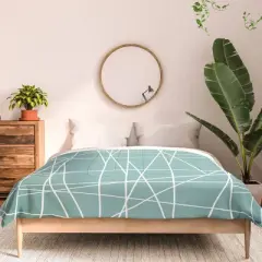 Minimal Architecture Polyester Comforter & Sham Set - Deny Designs