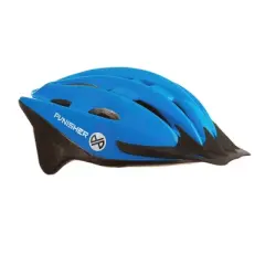 Punisher Skateboards Men's 18-Vent Adult Cycling Helmet with ABS Shell, Blue