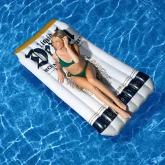 Liquid Death 6&rsquo; Pool Float: Adult Novelty Water Inflatables