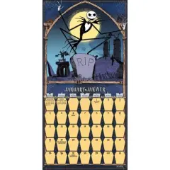 Disney 2026 Nightmare Before Christmas Bilingual French 12"x12" Wall Calendar