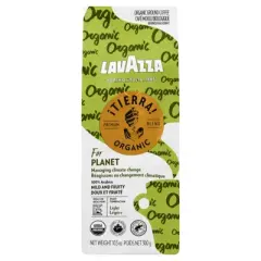 Lavazza Organic Tierra For Planet Light Roast Ground Coffee - Case of 6/10.5 oz
