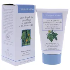 L'Erbolario Cleansing Milk - Cucumber and Witch Hazel - Facial Cleanser -  4.2 oz
