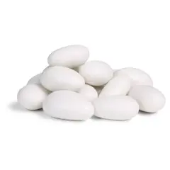 White Jordan Almonds by It's Delish, 3.5 lbs Jumbo Container