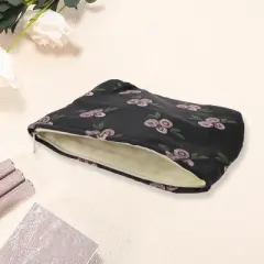 Unique Bargains Women Retro Jacquard Makeup Bag Pink 1 Pc