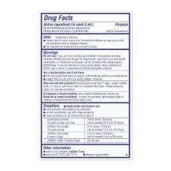 Delsym 12 Hr Cough Relief Liquid - Dextromethorphan - Grape - 3 fl oz