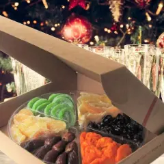 Gourmet Dried Fruit Variety Gift Tray Large 6-Pt by It's Delish