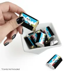 Big Dot of Happiness Let&rsquo;s Go Racing - Racecar - Mini Candy Bar Wrapper Stickers - Race Car Birthday Party or Baby Shower Small Favors - 40 Count