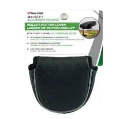 Jef World of Golf Mallet Putter Headcover - Black