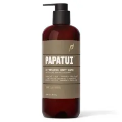 Papatui Men's Sulfate-Free Exfoliating and Hydrating Coconut Oil Body Wash - Vanilla Shea - 28 fl oz