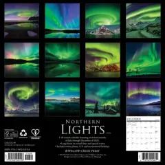 Willow Creek Press 2026 Northern Lights Wall Calendar