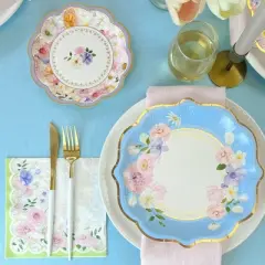 Kate Aspen Tea Time Party 62 Piece Party Tableware Set (16 Guests) | 00246NA-KIT