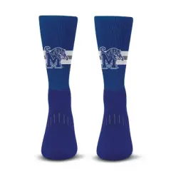 NCAA Memphis Tigers Streak Team Color Crew Socks - L