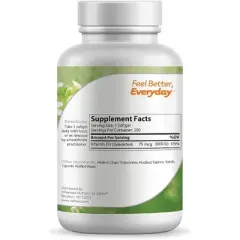 Zahler Vitamin D3 3000IU, Vitamin D3 Supplement 3,000 IU, Certified Kosher - 250 Softgels