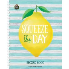 Teacher Created Resources Lemon Zest Record Book, Pack of 3