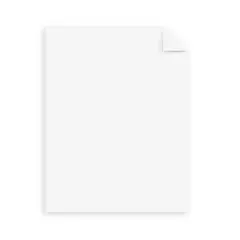 8.5" x 11" 235 Sheet Index Cardstock 199 gsm Bright White - Astrobrights