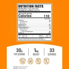 BulkSupplements Barley Rice Protein Powder