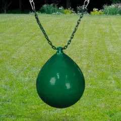 Gorilla Playsets Buoy Ball with Green Chain and Spring Clips - Green