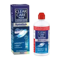 Clear Care Plus with Hydraglyde Cleaning and Disinfecting Contact Lens Solution For Soft Lenses - 12 fl oz