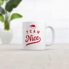 Crazy Dog Team Nice Mug Funny Xmas Santas Good List Novelty Cup-11oz