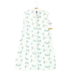 Hudson Baby Cotton Sleeveless Wearable Sleeping Bag, Sack, Blanket, Desert Cactus