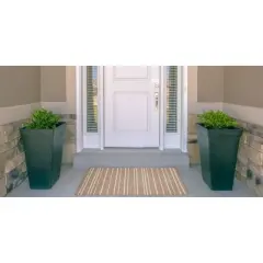 Nimbus Washable Outdoor Rug Tan/Ivory - Linon