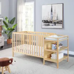 Suite Bebe Palmer 3-in-1 Convertible Island Crib and Changer Combo