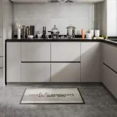 J&V TEXTILES 20" x 39" Comfort Collection Anti-Fatigue Kitchen Floor Mat (Meals & Memories)