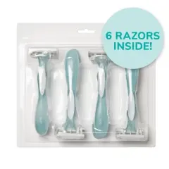 BiC Women's Easy Rinse Razors - 6ct