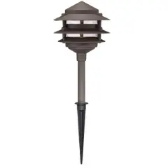 John Timberland Pagoda Complete Outdoor 9-Piece LED Landscape Lighting Set