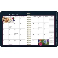 Lang 2023-24 Weekly/Monthly Planner 9.5"x7.5" Deluxe American Cat