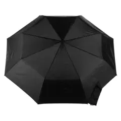 Totes One-Touch Auto Open Close ECO Compact Umbrella - Black