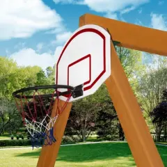 Gorilla Playsets Basketball Hoop with Ball, Pen, and Pump