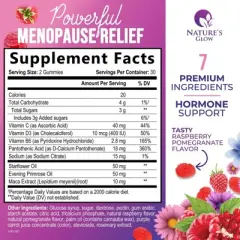 Menopause Supplement for Women - Complete Multi-Benefit Menopause Relief Gummy, Menopausal Vitamins, Non-GMO - 60 Gummies
