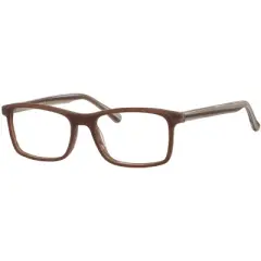 Esquire EQ1530 Designer Acetate Eye Glasses Frame in Brown Marble/Demo Lens 138mm Frame/54mm Lens Width