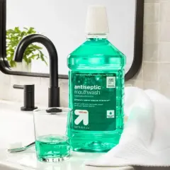 Antiseptic Green Mint Mouth Wash - 50.7 fl oz/2pk - up&up&trade;