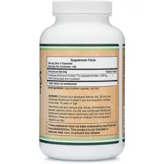 Cordyceps Mushroom Extract - 210 x 500 mg capsules by Double Wood Supplements - Supports Cardiovascular Health