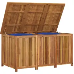 vidaXL Patio Storage Box 59.1"x31.5"x29.5" Solid Wood Acacia