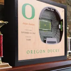 NCAA Oregon Ducks 25-Layer StadiumViews 3D Wall Art