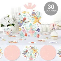 Big Dot of Happiness Let&rsquo;s Be Fairies - Fairy Garden Birthday Party Decor and Confetti - Terrific Table Centerpiece Kit - Set of 30