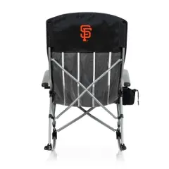 MLB San Francisco Giants Outdoor Rocking Camp Chair - Black