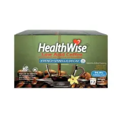 HealthWise Low Acid French Vanilla Decaf Keurig K-Cup Coffee Pods