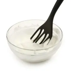 Norpro Grip-EZ Jumbo Fiskie Fork and Whisk Combo Kitchen Tool, Black