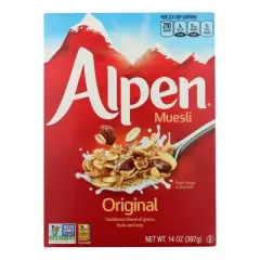 Alpen Original Muesli Cereal - Case of 12/14 oz